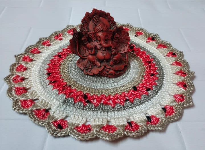 Crochet Table Mat : Mandala Mat