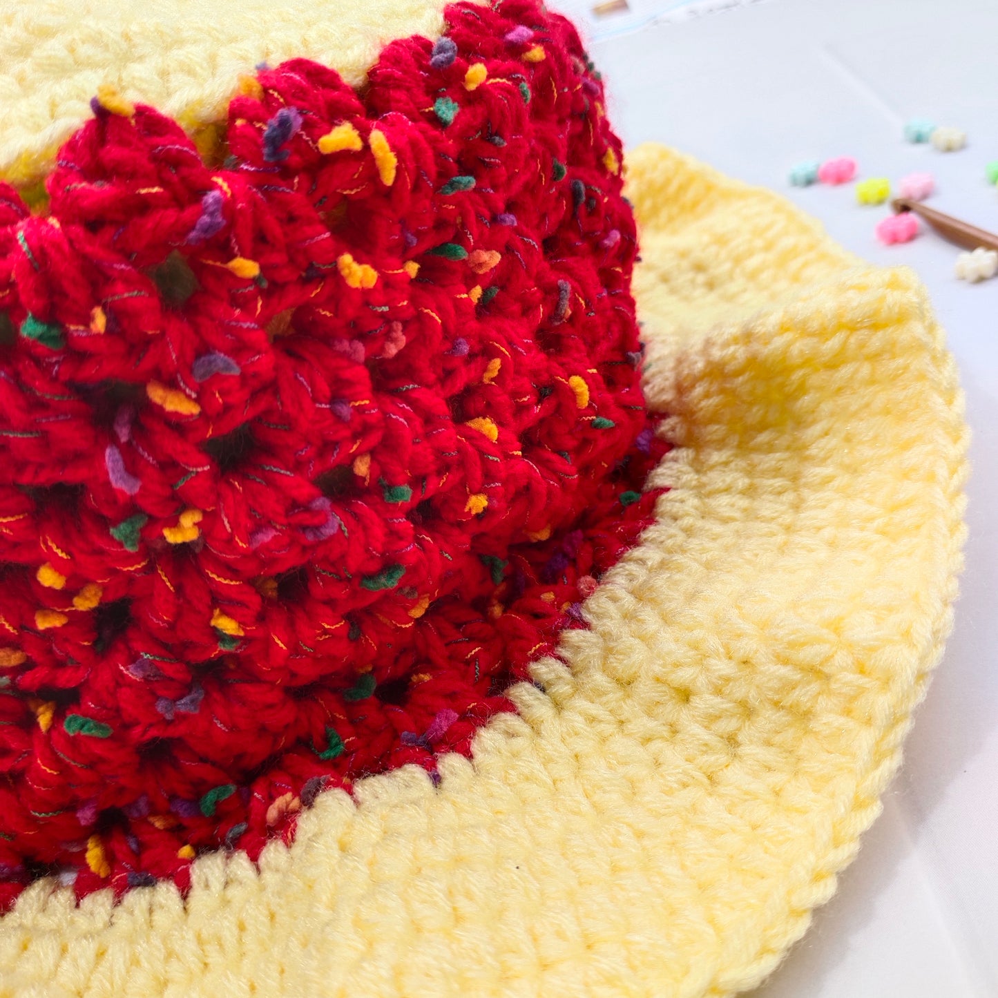 Crochet sunny hat : knotty vibes