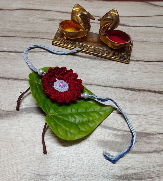 Crochet Rakhi : Twist & Tie Rakhi