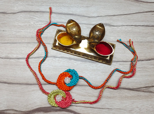 Crochet Rakhi : Knotty Rakhi Vibes