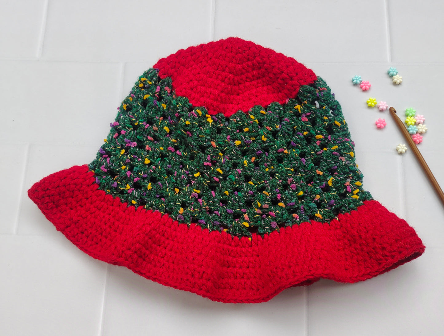 Crochet sunny hat : knotty vibes