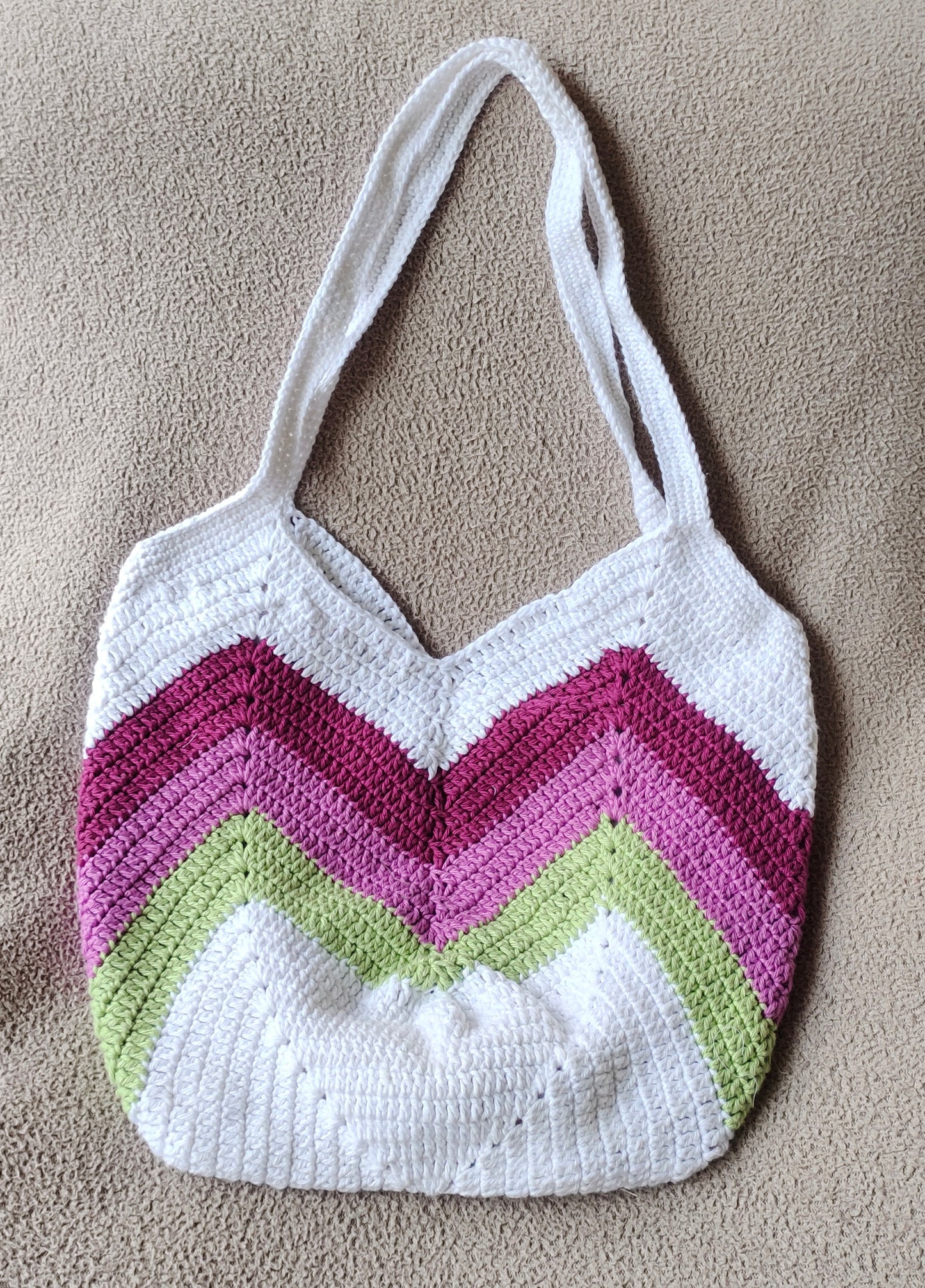 Crochet Tote Bags : Blooming Tulips Bags
